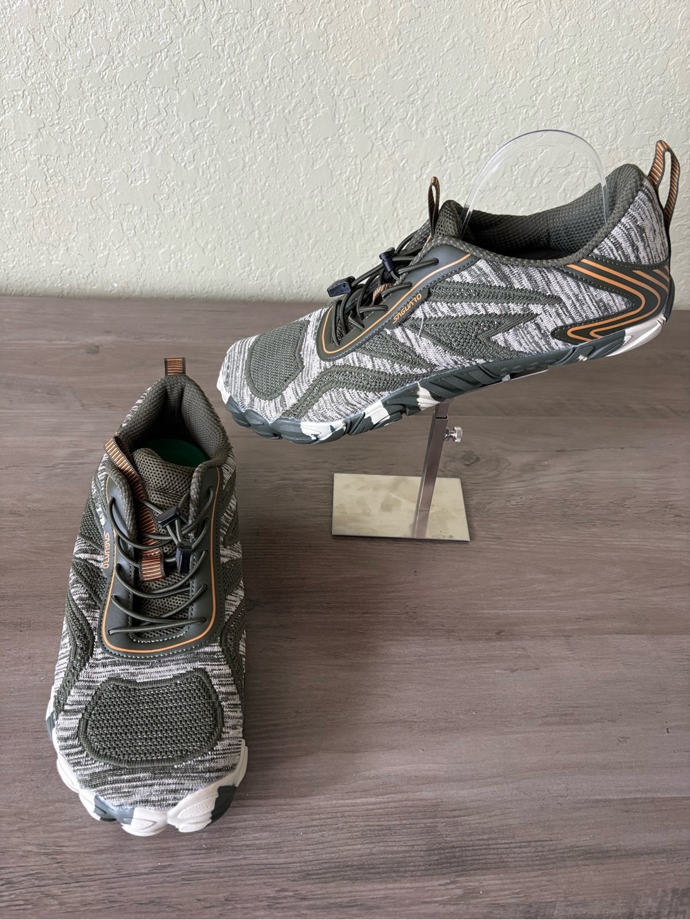 Men’s Saguaro Barefoot Water Shoes Gray Quick Dry EU 47 US 13-13.5